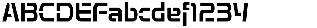 Alepholon typeface specimen.