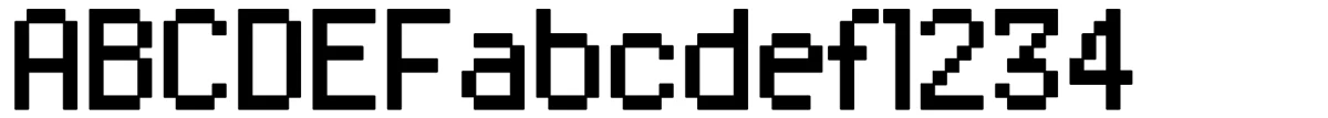 Algol 字体样张。