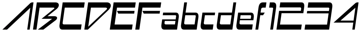 Schriftmuster von Astron Boy.