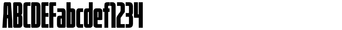 Schriftmuster von Bitcrusher.