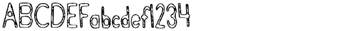 Schriftmuster von Bramalea Beauty.