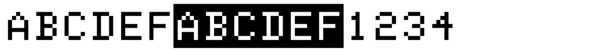 Color Basic typeface specimen.