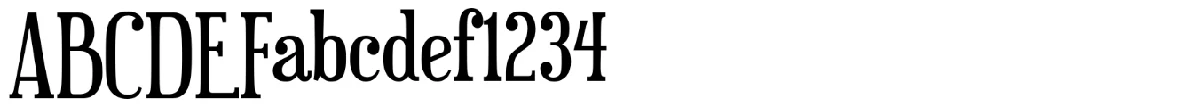 Muestra de la tipografía Euphorigenic.