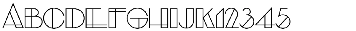 Evensong typeface specimen.