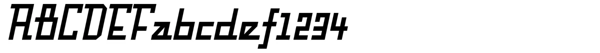 Fabian typeface specimen.