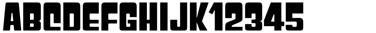Geoparody typeface specimen.