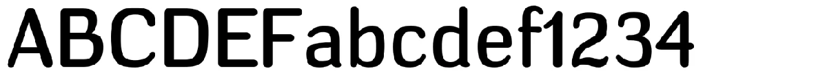 Headlight typeface specimen.