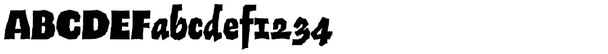 Hit typeface specimen.