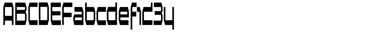 Horsepower typeface specimen.