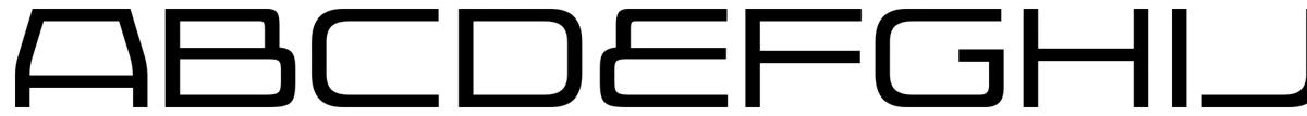 Injekuta 字体样张。