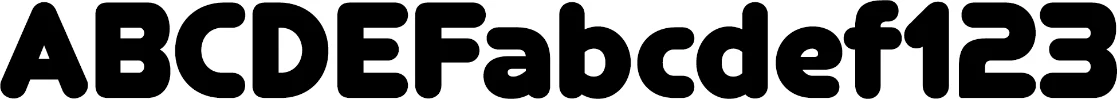Junegull typeface specimen.