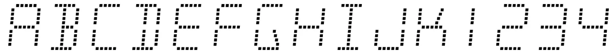 Minisystem 字体样张。