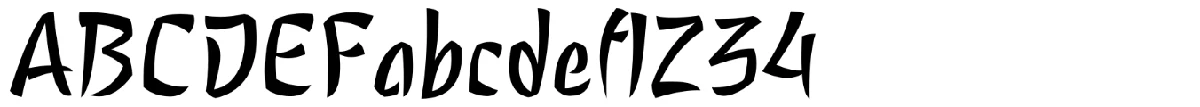 Muestra de la tipografía Nagomi.
