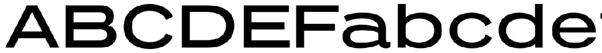 Muestra de la tipografía Presicav.