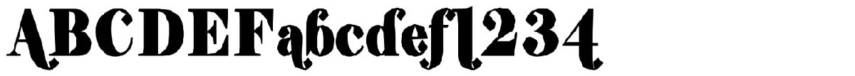 Muestra de la tipografía Shifty Chica 2.