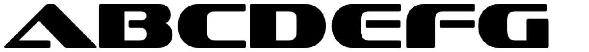 Sofachrome typeface specimen.