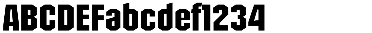 Structia typeface specimen.