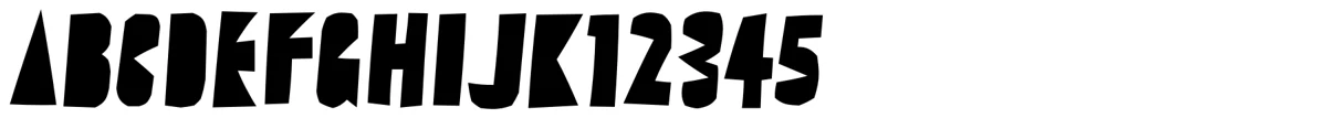 Warmer 字体样张。