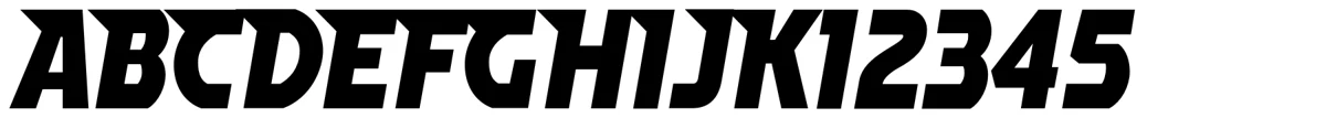 Windpower 字体样张。