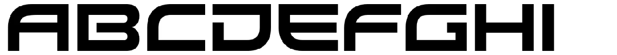 Xirod 字体样张。