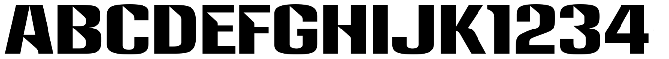 Anklepants typeface specimen