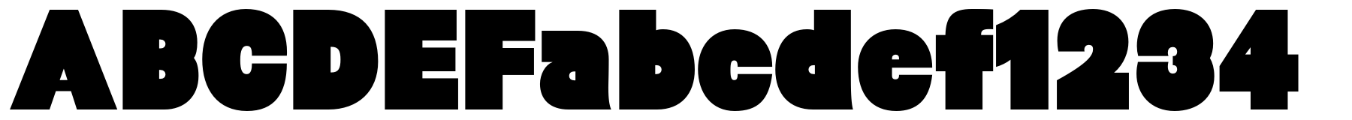 Baltar typeface specimen