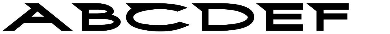 First Blind 2 typeface specimen