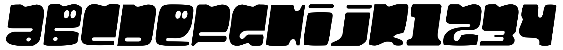 Hello Larry typeface specimen