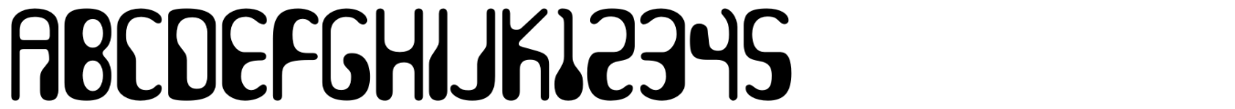 Hydrogen Whiskey typeface specimen