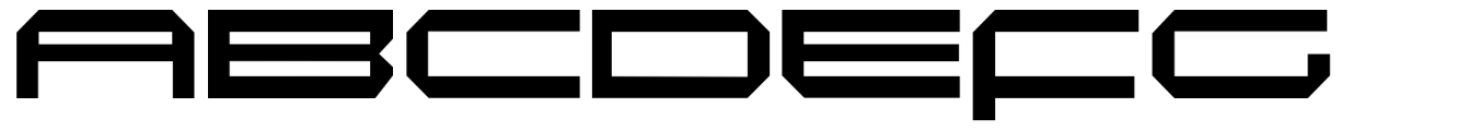 Induction typeface specimen