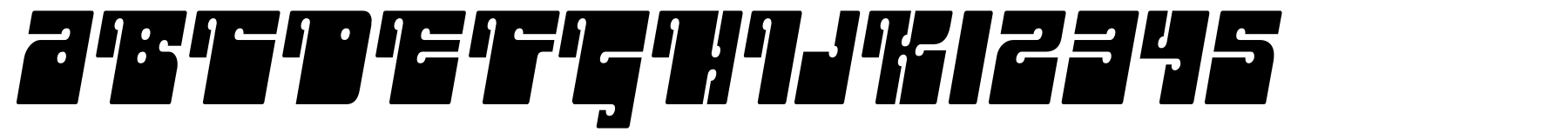Outright typeface specimen