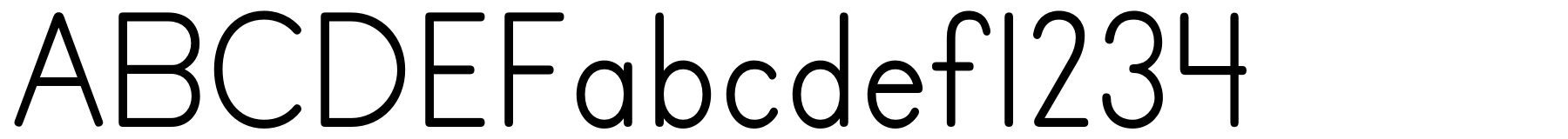 Primer Apples typeface specimen