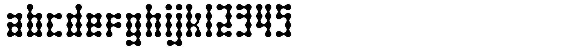Skeletor Stance typeface specimen