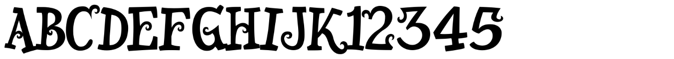 Snidely typeface specimen