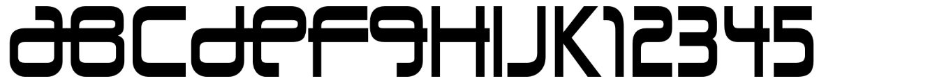 Union City Blue typeface specimen