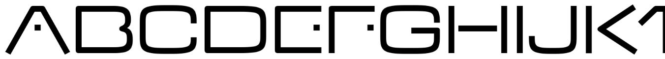 V-Dub typeface specimen