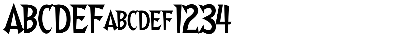 Walshes typeface specimen