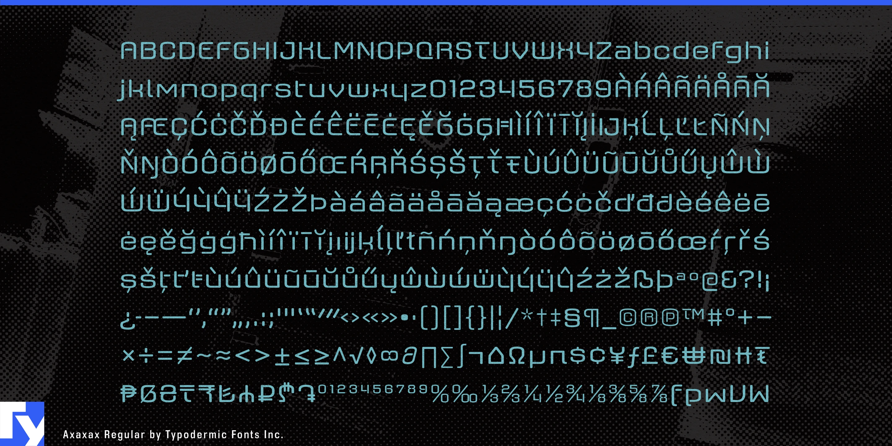 Schriftmuster 5 von Axaxax