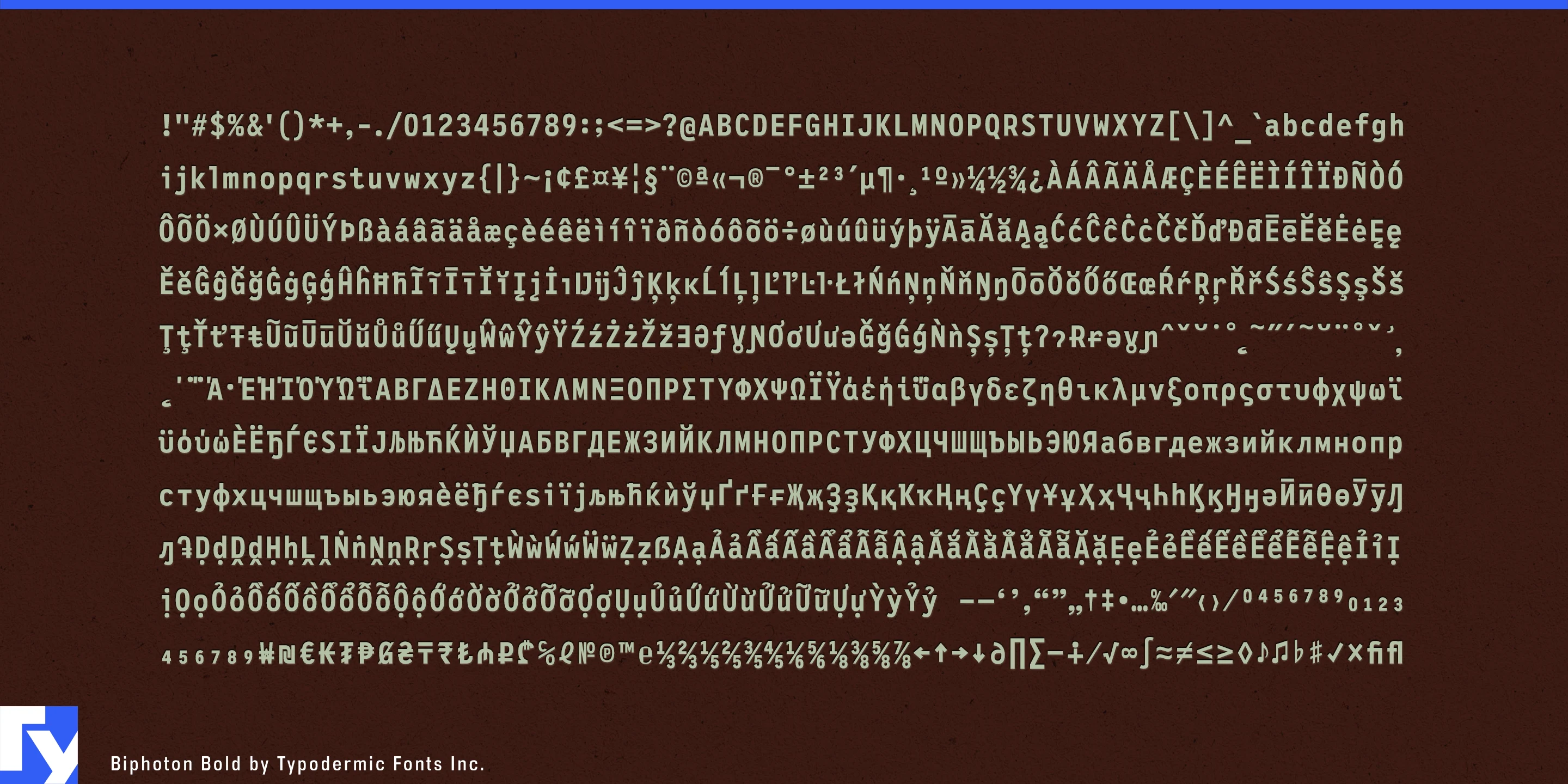 Schriftmuster 5 von Biphoton