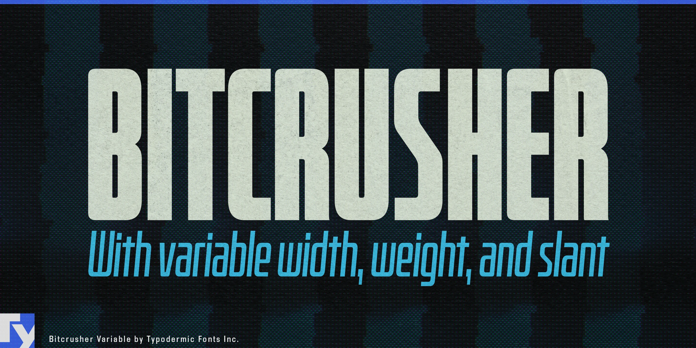 Schriftmuster 8 von Bitcrusher