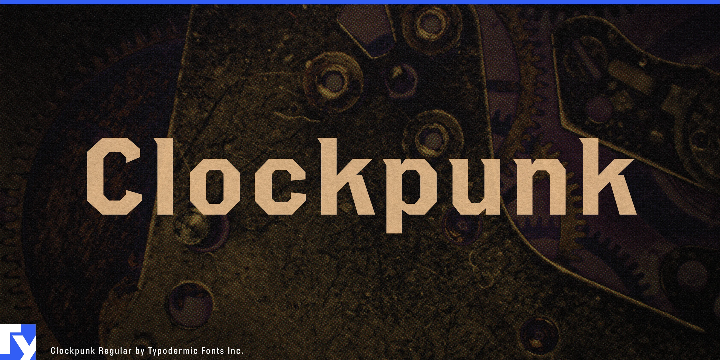 Schriftmuster 1 von Clockpunk