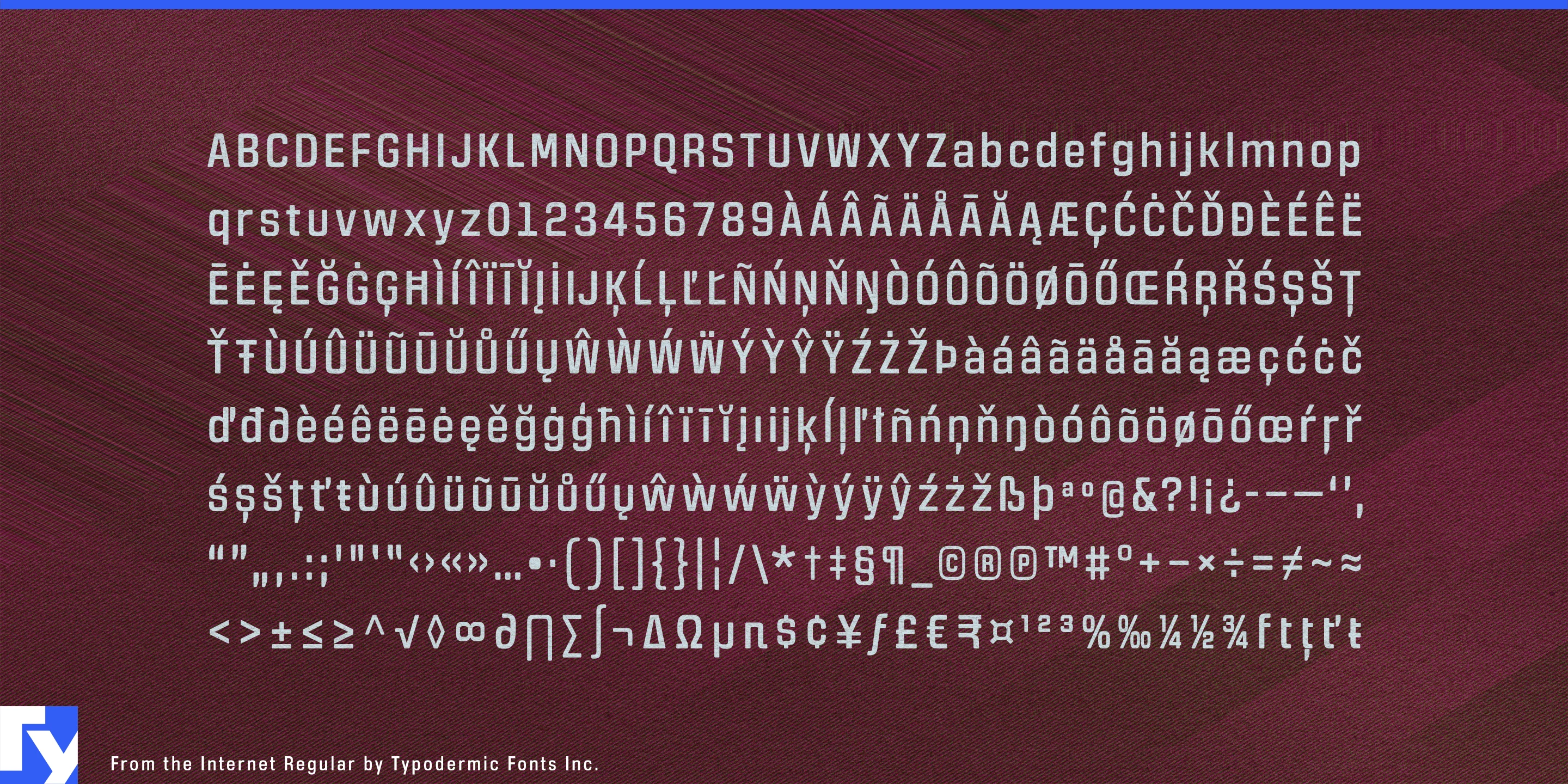 Schriftmuster 5 von From the Internet