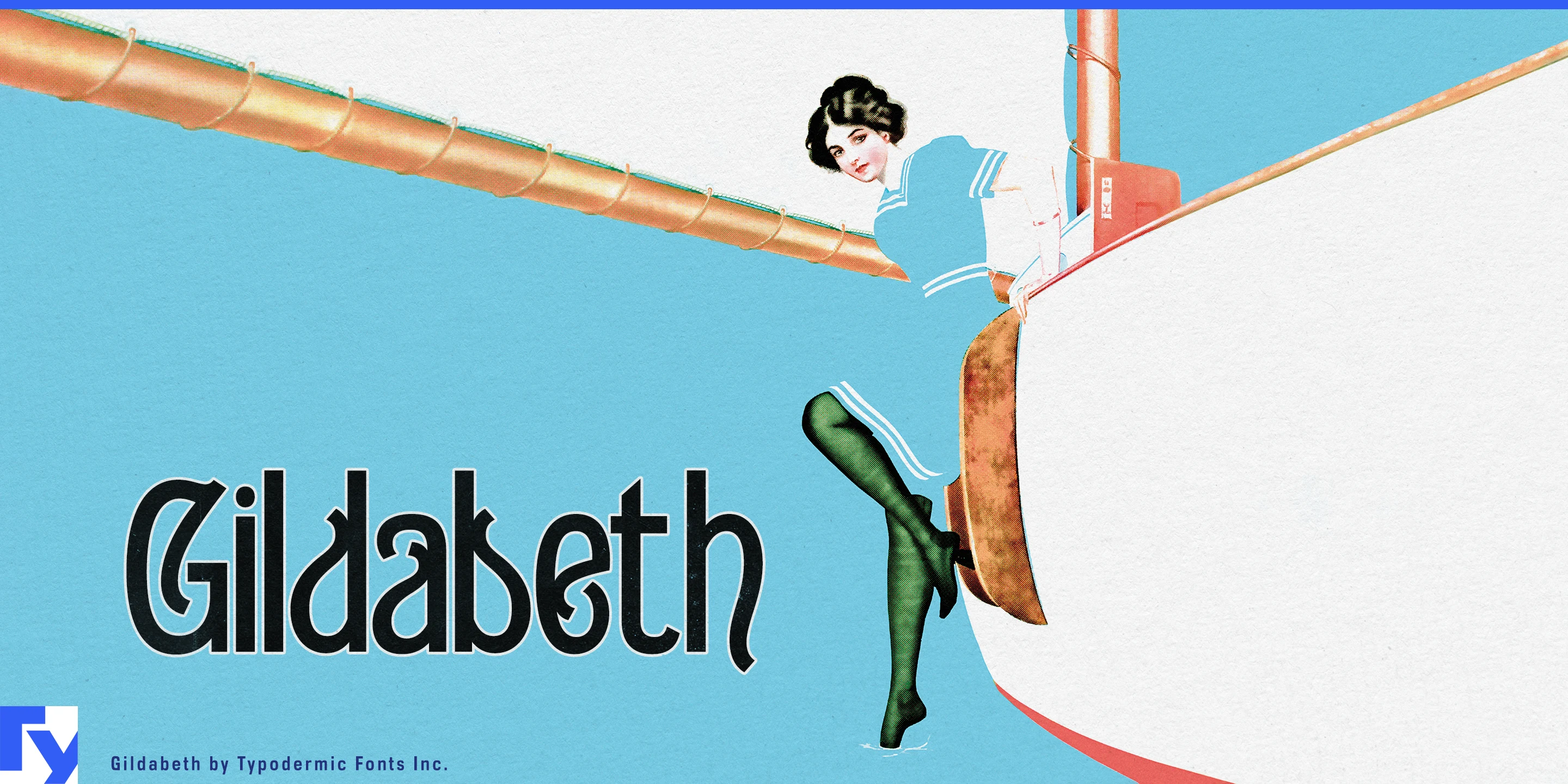 Schriftmuster 1 von Gildabeth