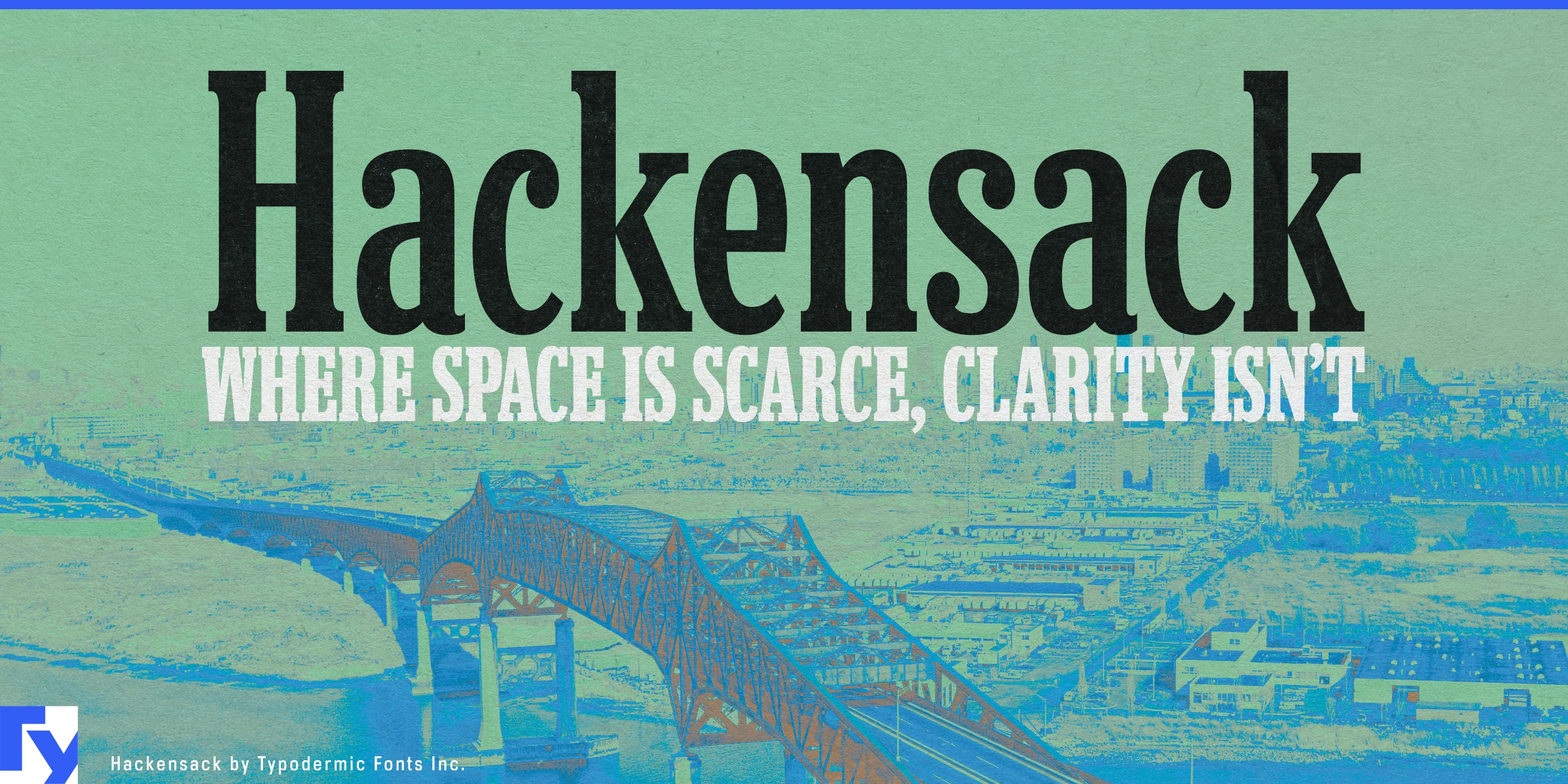 Schriftmuster 1 von Hackensack