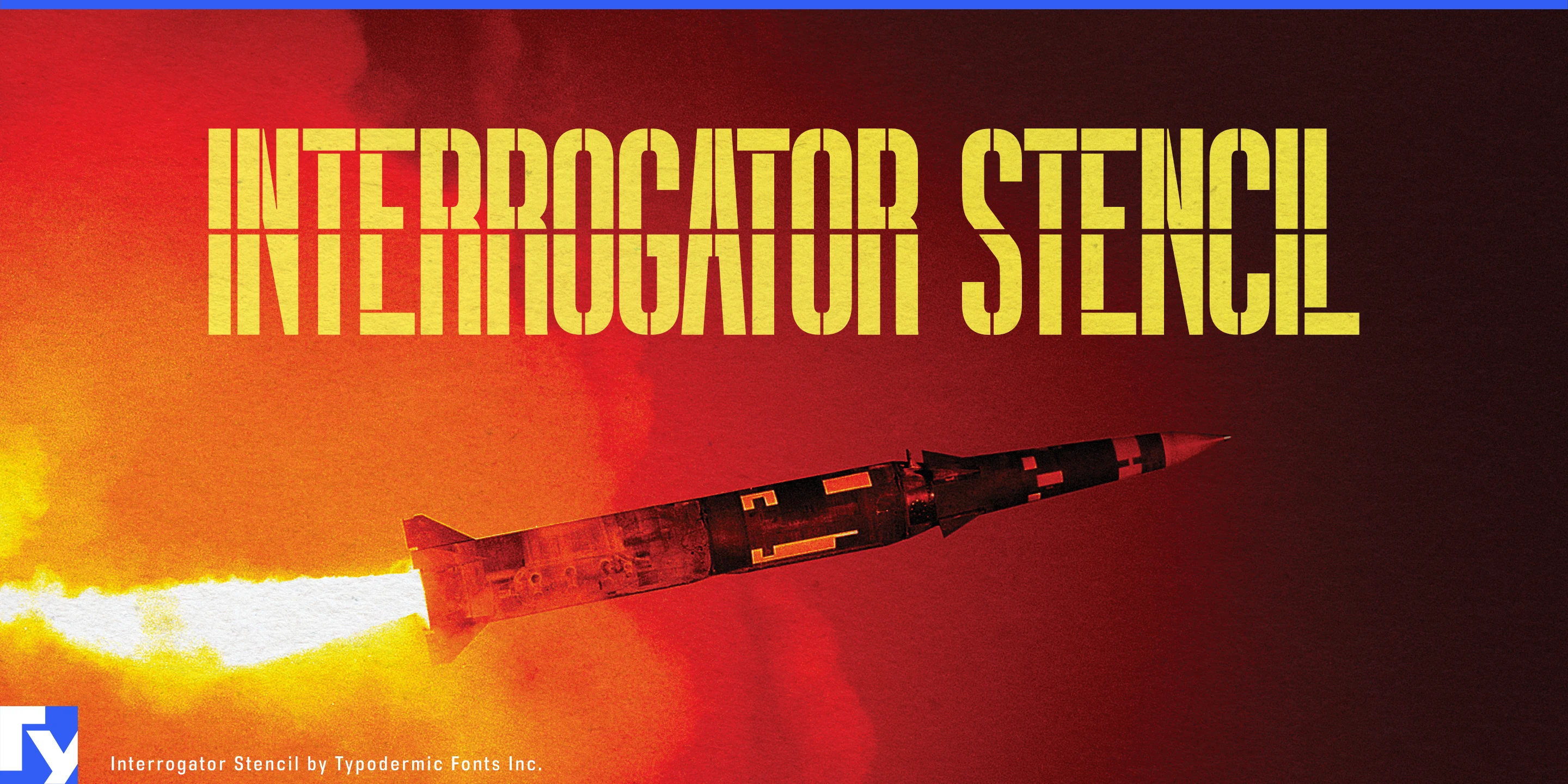 Spécimen 1 de Interrogator Stencil