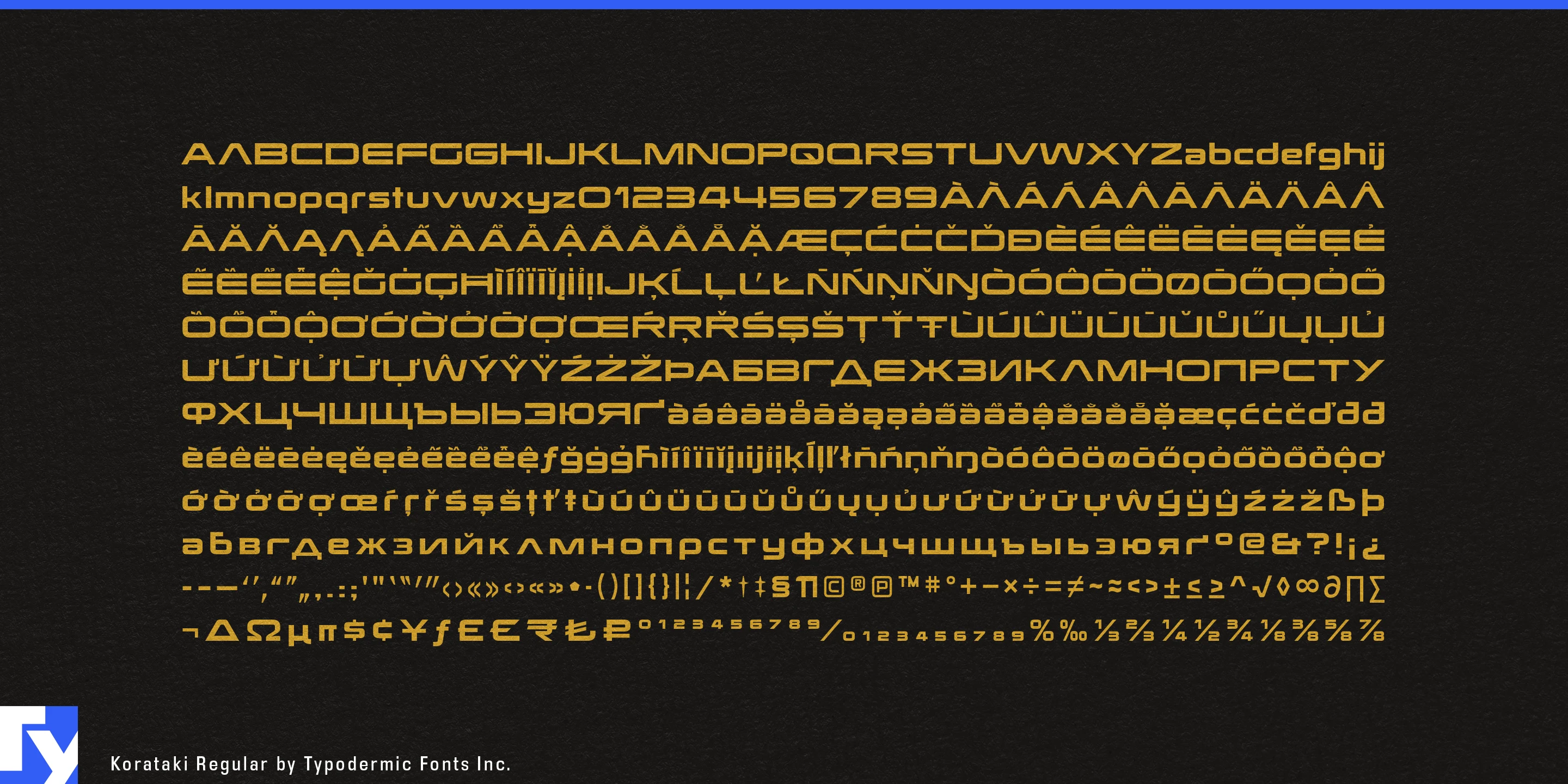 Schriftmuster 5 von Korataki