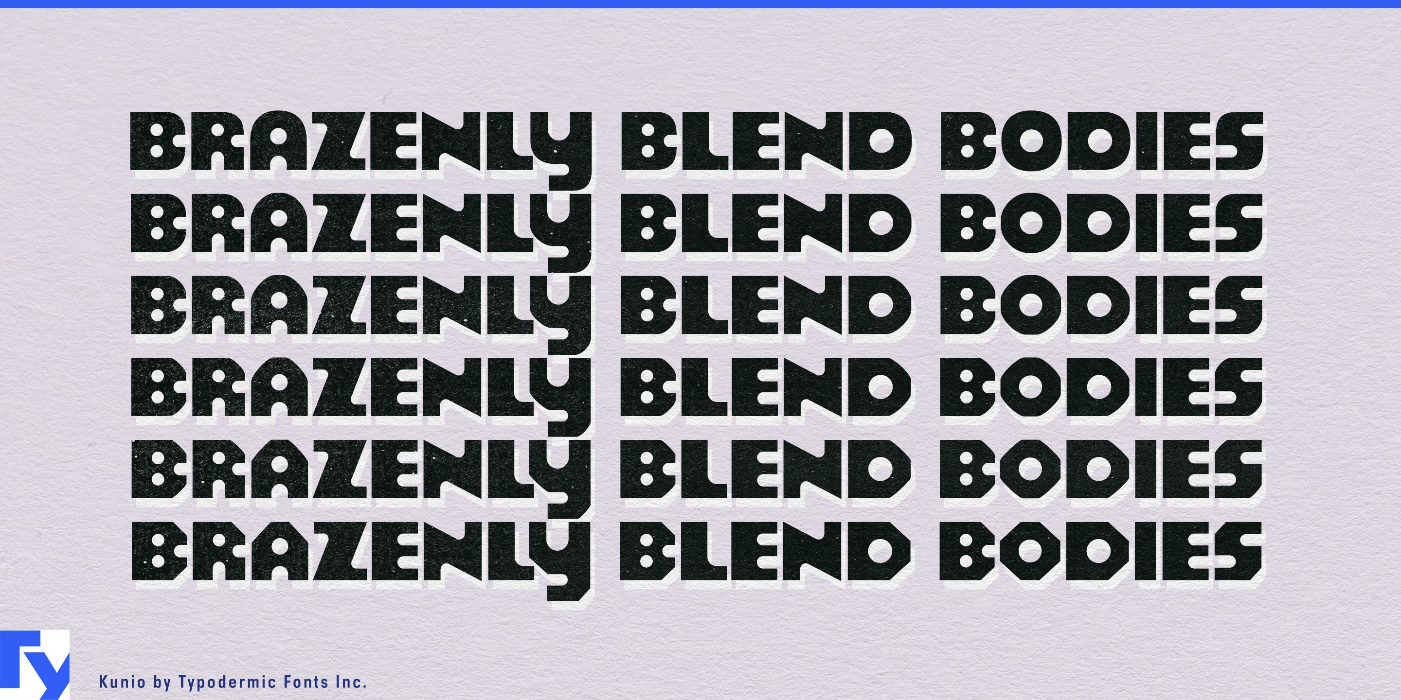 Schriftmuster 3 von Kunio