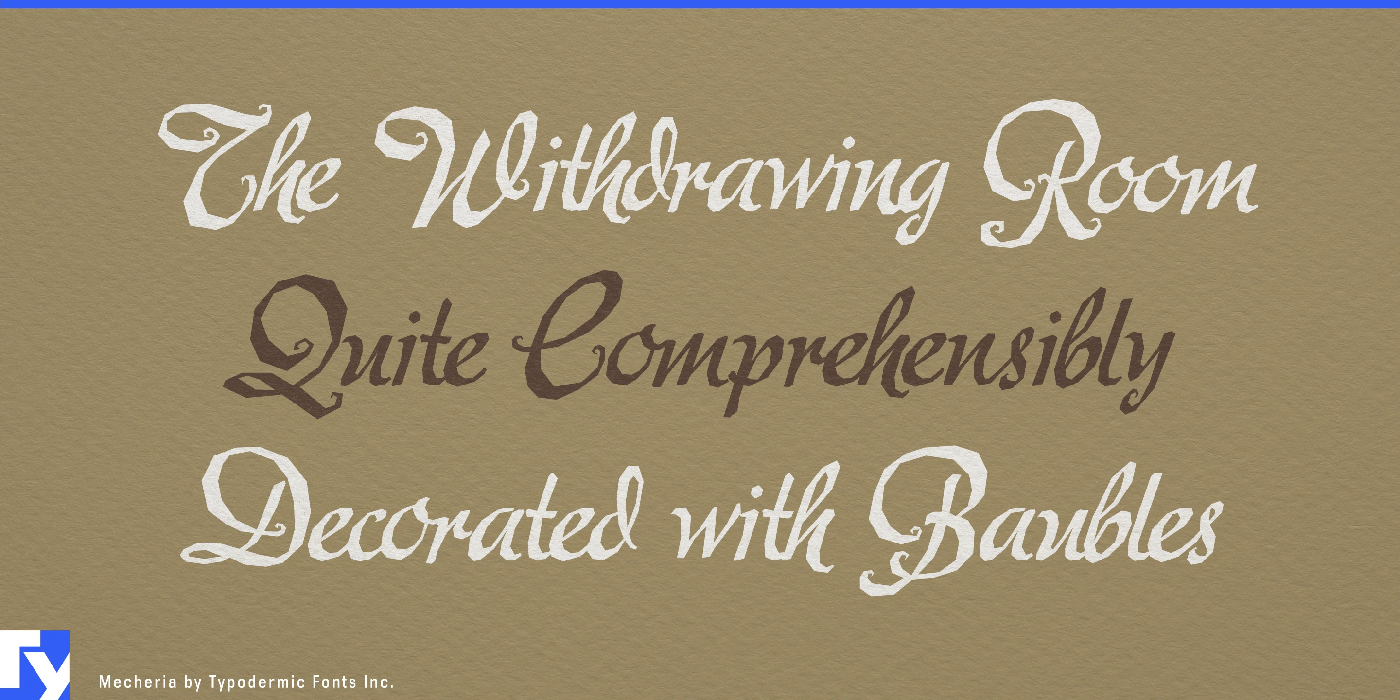 Schriftmuster 2 von Mecheria
