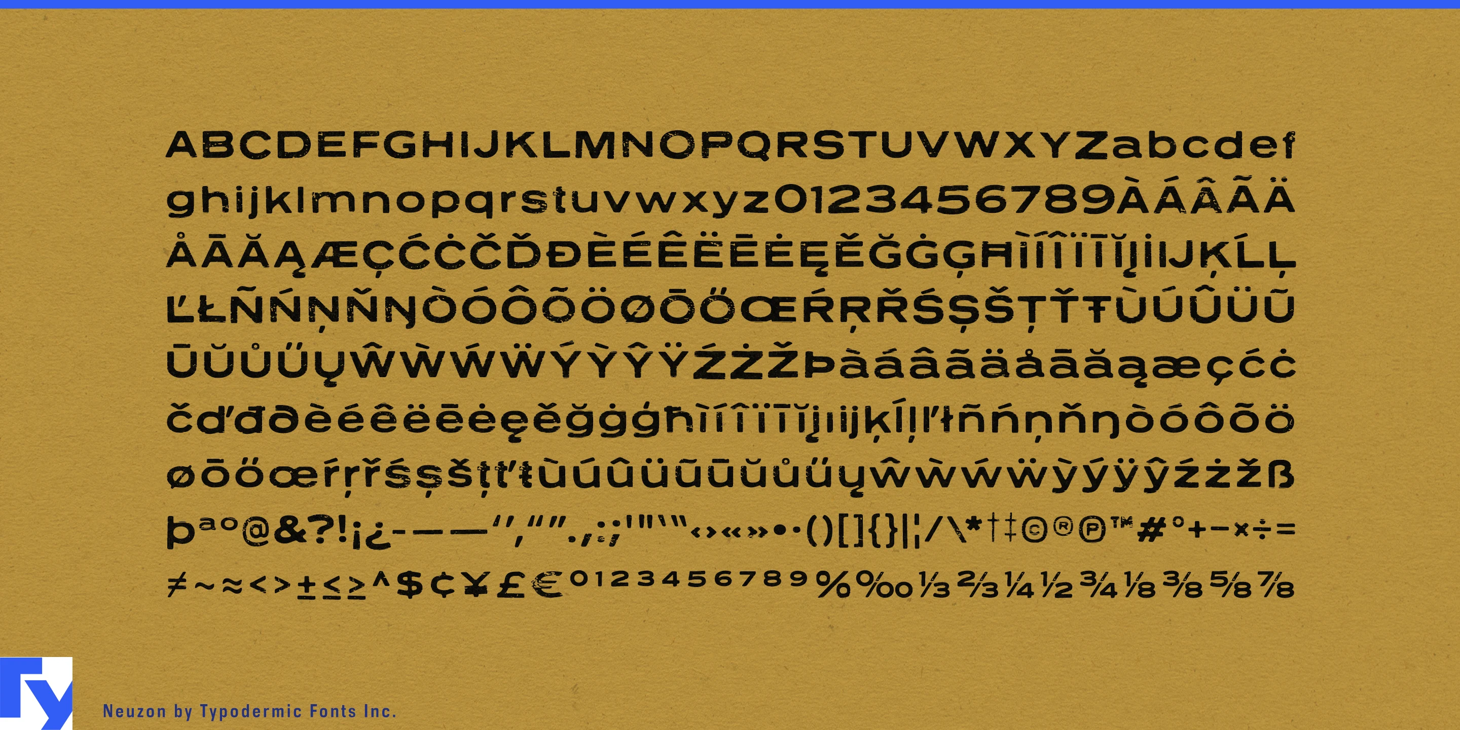Schriftmuster 5 von Neuzon