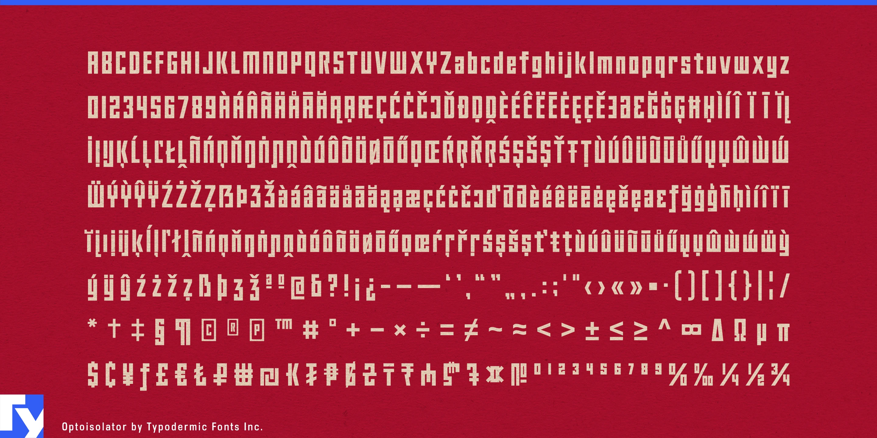 Schriftmuster 5 von Optoisolator